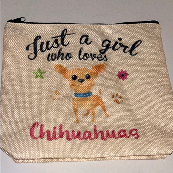 Chihuahua Lover Canvas Pouch - Picture 1 of 4